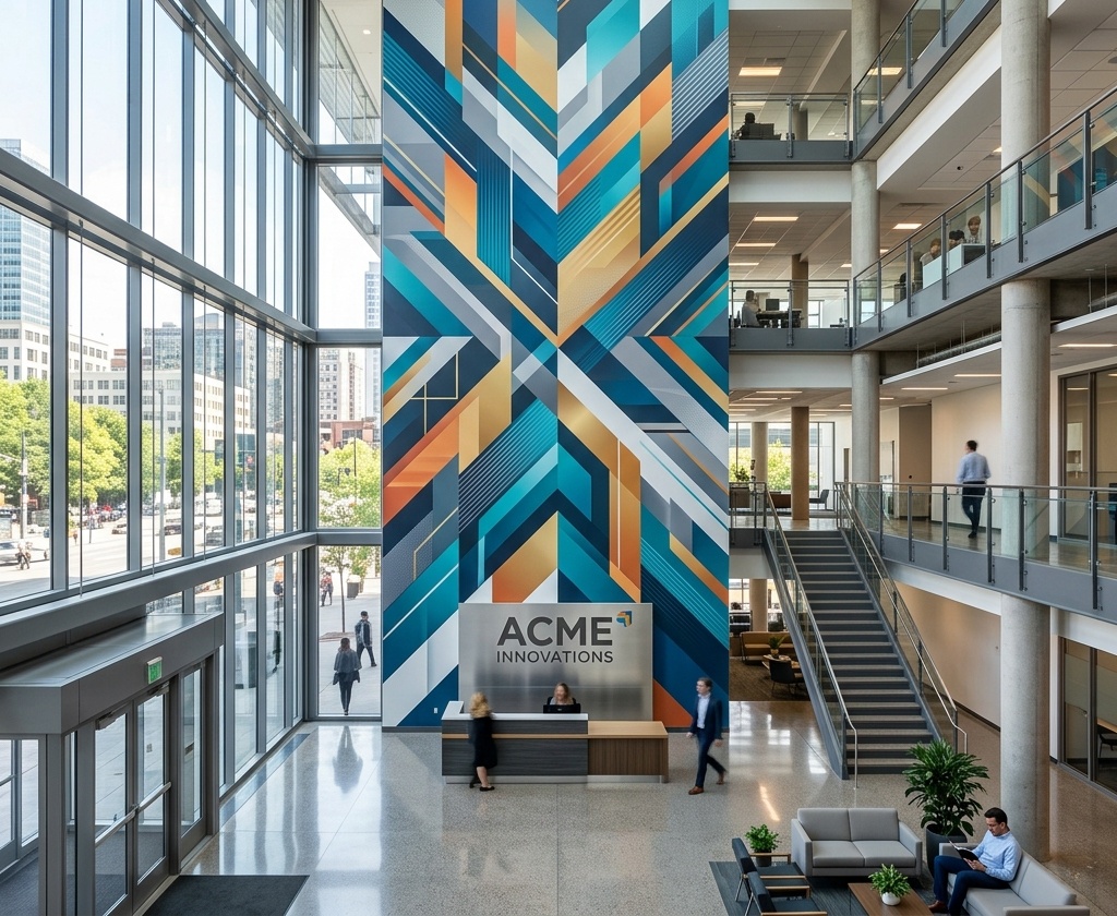 Office Lobby Wall Wrap